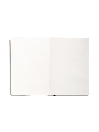 Cuaderno con gomilla antartik notes tapa blanda a5 hojas lisas negro 80 hojas 80 gr fsc