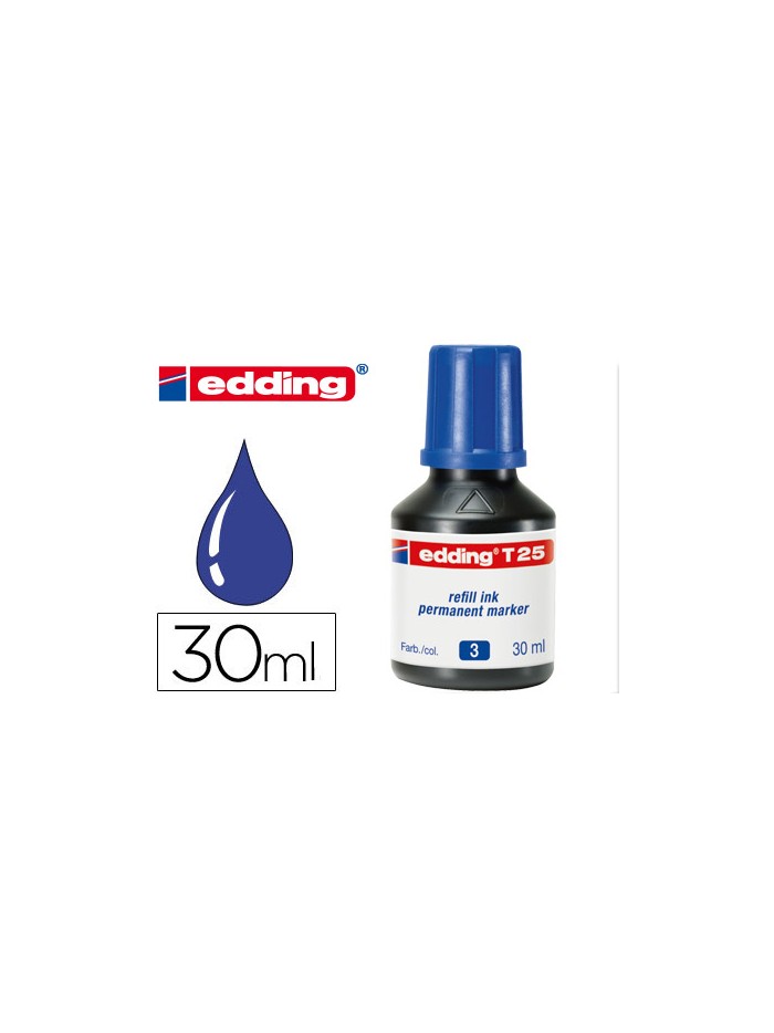 Tinta rotulador edding t-25 azul bote 30 ml Tinta rotulador edding t-25 azul bote 30 ml