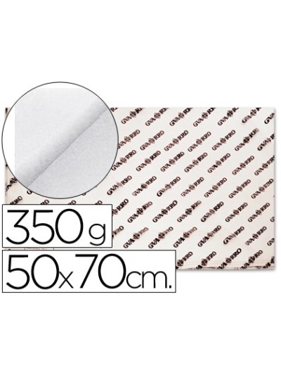 Papel acuarela 50x70 cm 350 gr grano grueso