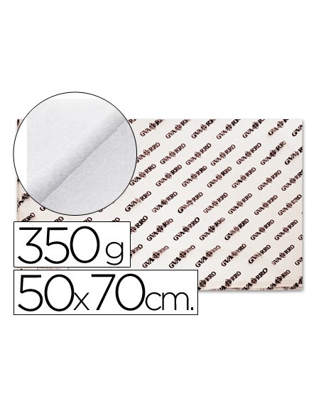 Papel acuarela 50x70 cm 350 gr grano grueso