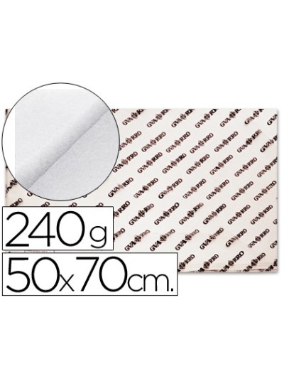 Papel acuarela 50x70 cm 240 gr grano grueso