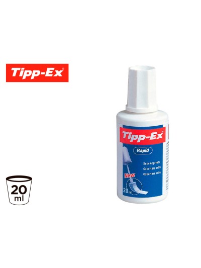 Corrector tipp-ex aplicador espuma bote 20 ml
