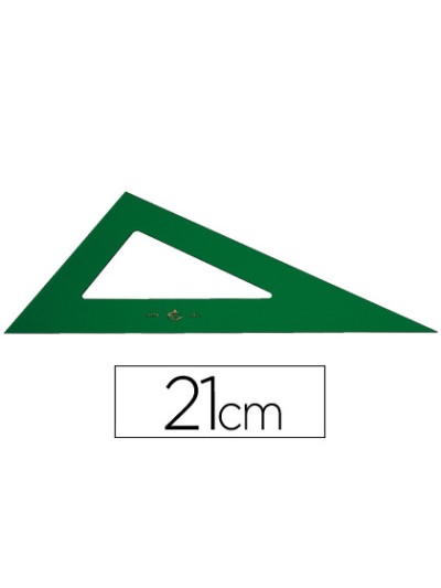 Cartabon faber castell 21 cm plastico verde