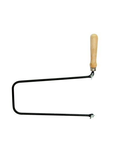 Arco de segueta grande 265 mm de calado mango de madera