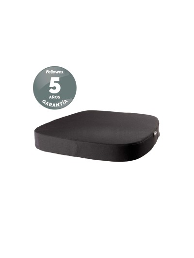 Cojin de asiento fellowes breyta acolchado color negro 60x430x430 mm