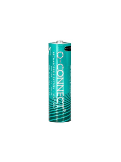 Pila q-connect aa recargable por usb-c blister de 4 unidades