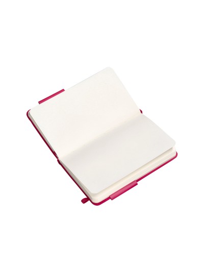 Cuaderno con gomilla antartik notes tapa dura a6 hojas lisas burdeos 100 hojas 80 gr fsc