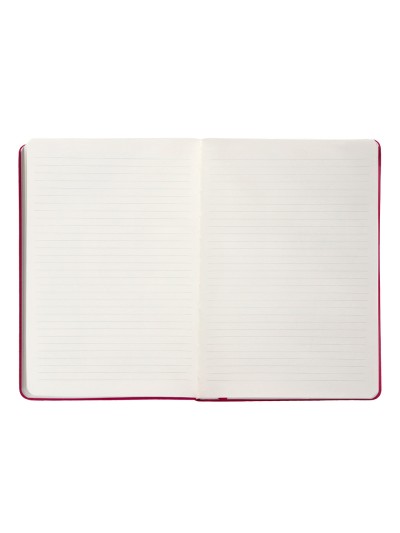 Cuaderno con gomilla antartik notes tapa dura a5 hojas rayas burdeos 100 hojas 80 gr fsc