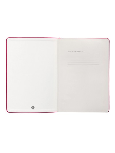 Cuaderno con gomilla antartik notes tapa dura a5 hojas lisas burdeos 100 hojas 80 gr fsc