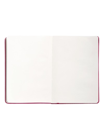 Cuaderno con gomilla antartik notes tapa dura a5 hojas lisas burdeos 100 hojas 80 gr fsc