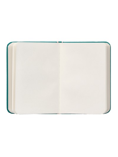 Cuaderno con gomilla antartik notes tapa dura a7 hojas lisas verde aguamarina 80 hojas 80 gr fsc