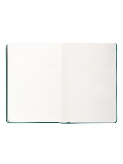 Cuaderno con gomilla antartik notes tapa dura a5 hojas lisas verde aguamarina 100 hojas 80 gr fsc