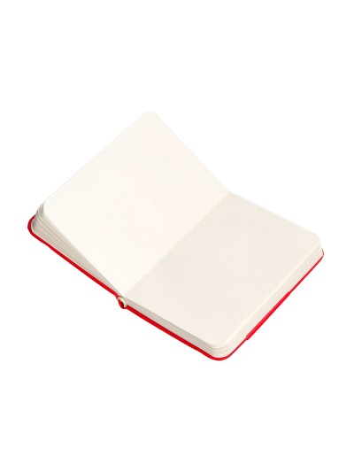 Cuaderno con gomilla antartik notes tapa dura a7 hojas lisas rojo 80 hojas 80 gr fsc