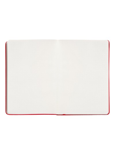 Cuaderno con gomilla antartik notes tapa dura a5 hojas puntos rojo 100 hojas 80 gr fsc