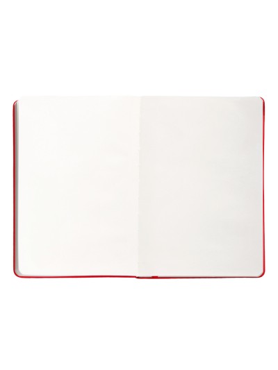 Cuaderno con gomilla antartik notes tapa dura a5 hojas lisas rojo 100 hojas 80 gr fsc