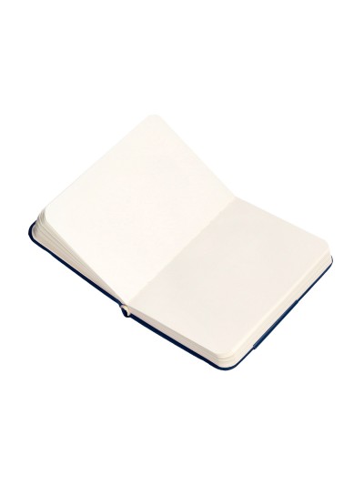 Cuaderno con gomilla antartik notes tapa dura a7 hojas lisas azul marino 80 hojas 80 gr fsc