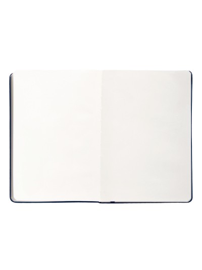 Cuaderno con gomilla antartik notes tapa dura a5 hojas lisas azul marino 100 hojas 80 gr fsc