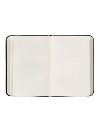 Cuaderno con gomilla antartik notes tapa dura a7 hojas lisas negro 80 hojas 80 gr fsc