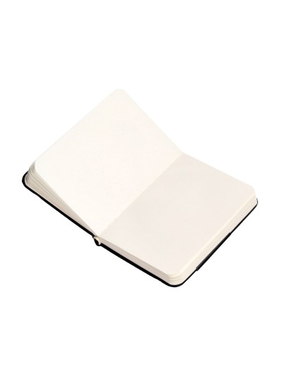 Cuaderno con gomilla antartik notes tapa dura a7 hojas lisas negro 80 hojas 80 gr fsc