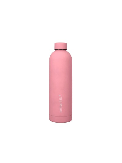 Botella portaliquidos antartik isotermica acero inoxidable libre de bpa color rosa 750 ml