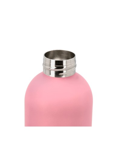 Botella portaliquidos antartik isotermica acero inoxidable libre de bpa color rosa 500 ml