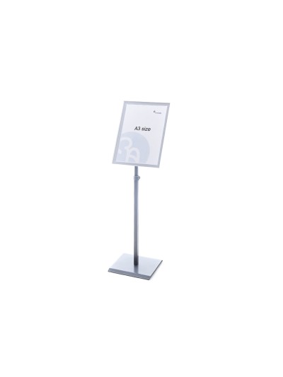 Expositor rocada de suelo magnetico rotativo 90 horizontal/vertical altura ajustable din a3