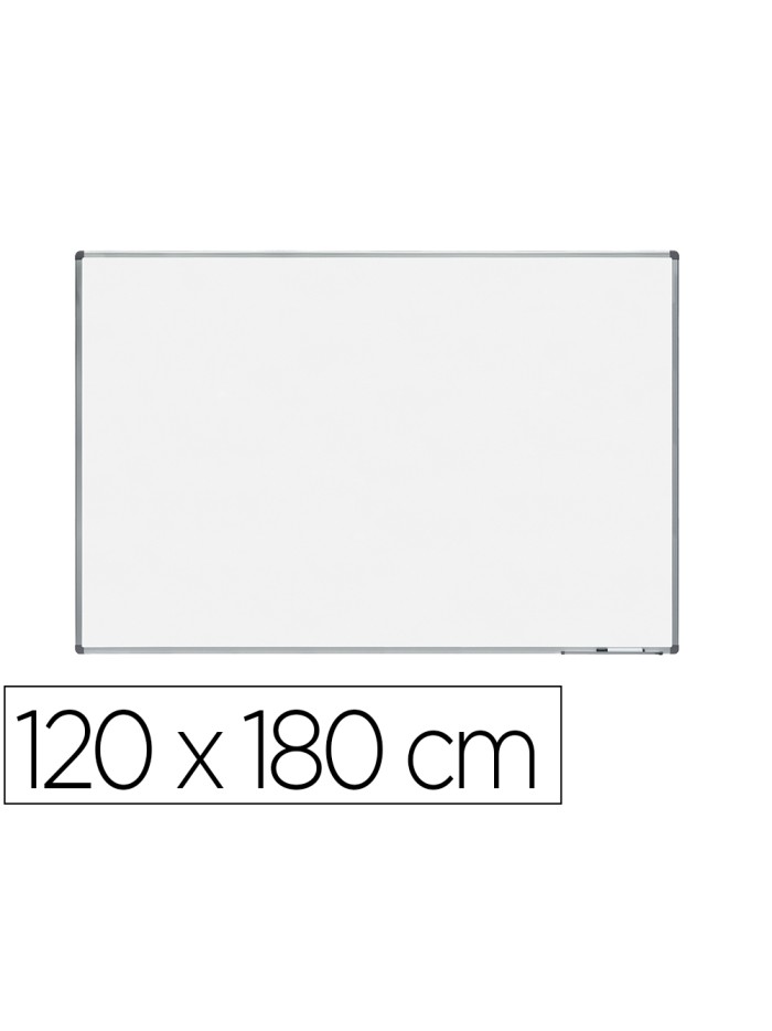 Pizarra blanca rocada lacada magnetica marco aluminio con cantoneras 120x180 cm Pizarra blanca rocada lacada magnetica marco aluminio con cantoneras 120x180 cm