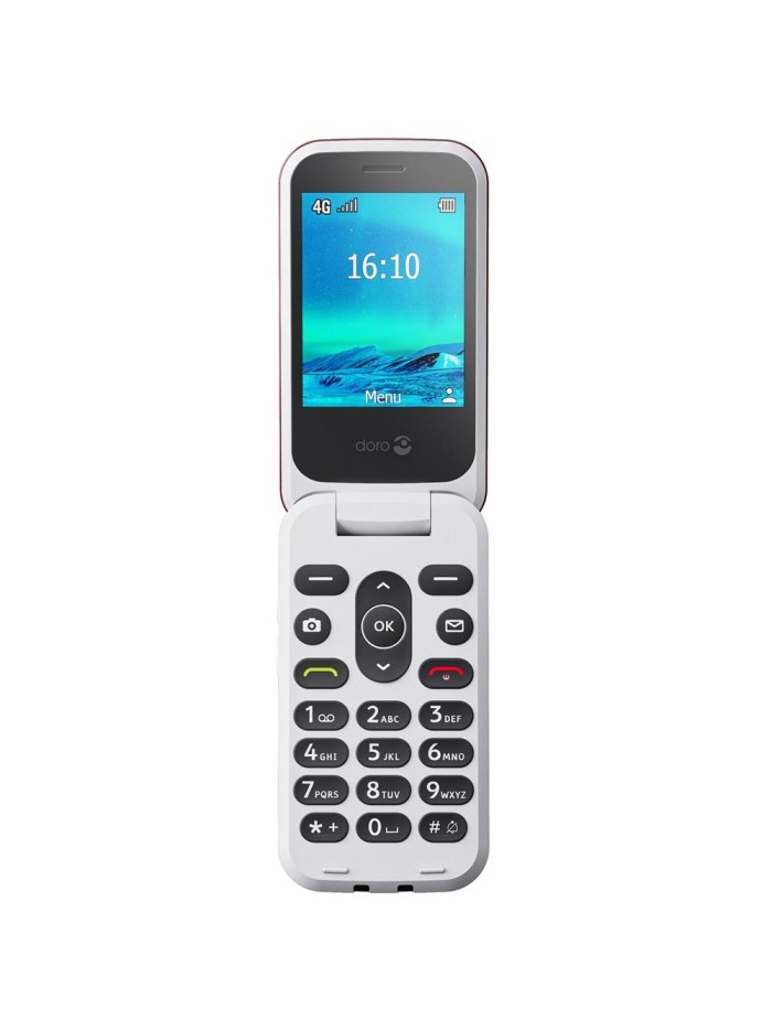 Telefono movil doro 2820 - 2.8 pulgadas - 4g - rojo - blanco Telefono movil doro 2820 - 2.8 pulgadas - 4g - rojo - blanco