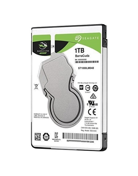 Disco duro interno hdd seagate barracuda st1000lm048 1tb 2.5 pulgadas sata 7mm 5400rpm buffer 128mb