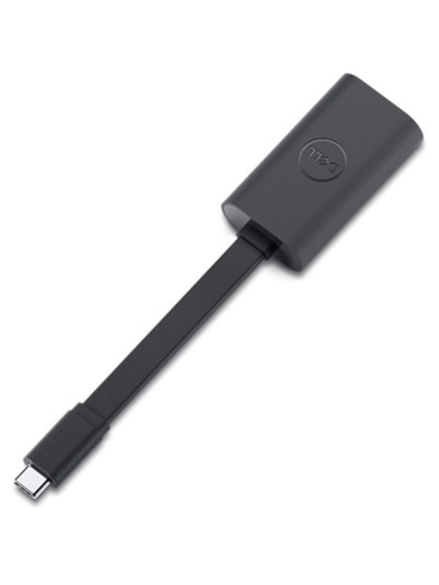 Adaptador usb tipo c a rj45 dell macho - hembra negro