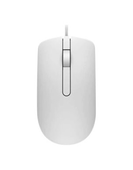 Mouse raton dell ms116 optico 2 botones 1000ppp usb blanco