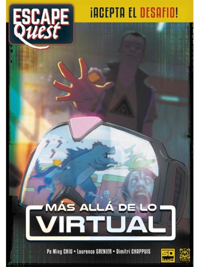 Juego de mesa escape quest 2: mas alla de lo virtual formato libro pegi 12