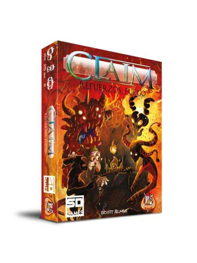 Juego de mesa claim refuerzos: fuego pegi 10