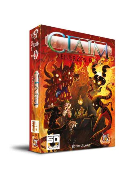 Juego de mesa claim refuerzos: fuego pegi 10