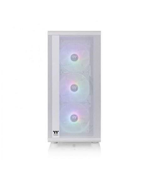 Caja ordenador gaming thermaltake s200 tg argb blanco atx 2 x usb 3.0 3 x 120mm