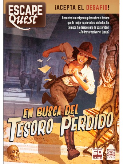 Juego de mesa escape quest 1: en busca del tesoro perdido formato libro pegi 12