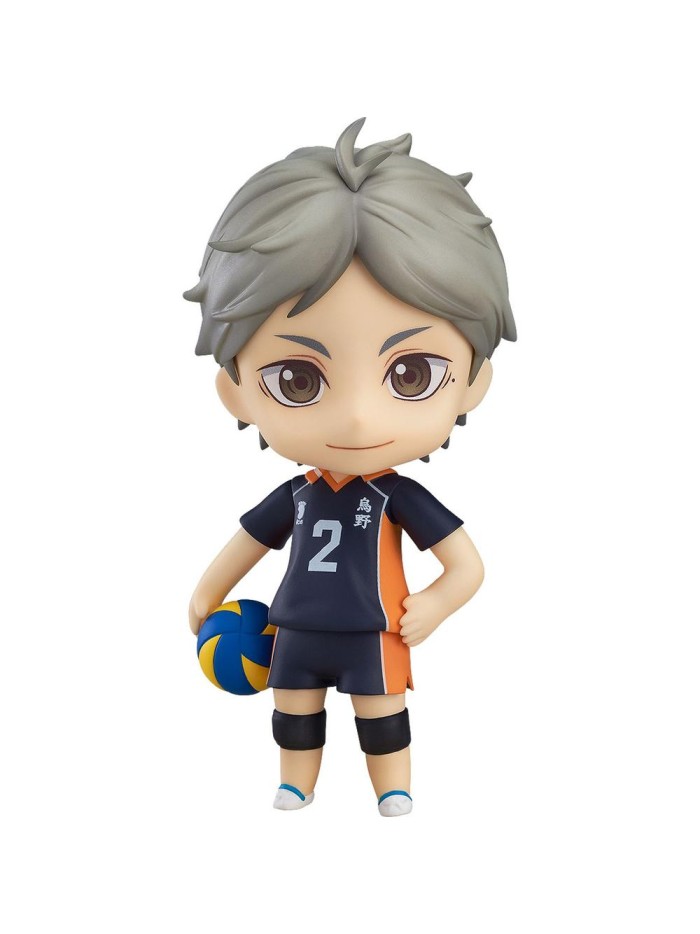 Figura good smile company nendoroid haikyu!! koshi sugawara 10 cm Figura good smile company nendoroid haikyu!! koshi sugawara 10 cm