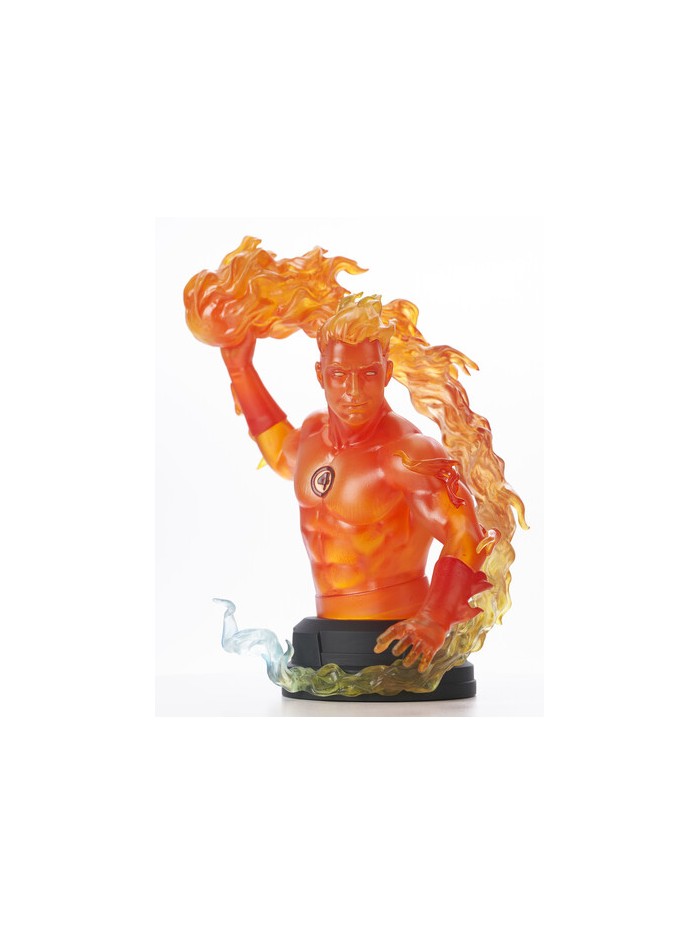 Figura mini busto diamond marvel comic human torch 1 - 6 scale Figura mini busto diamond marvel comic human torch 1 - 6 scale
