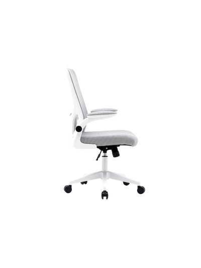 Silla q-connect oficina alba malla base metalica alt max 1110 anc 610 prof 580 ruedas premium color gris