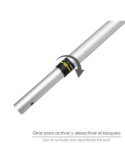 Mango Extensible Aluminio Para Cortarramas Wolfpack