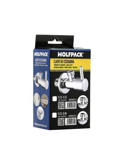 Llave De Escuadra Cerámica 1/2" - 3/8"