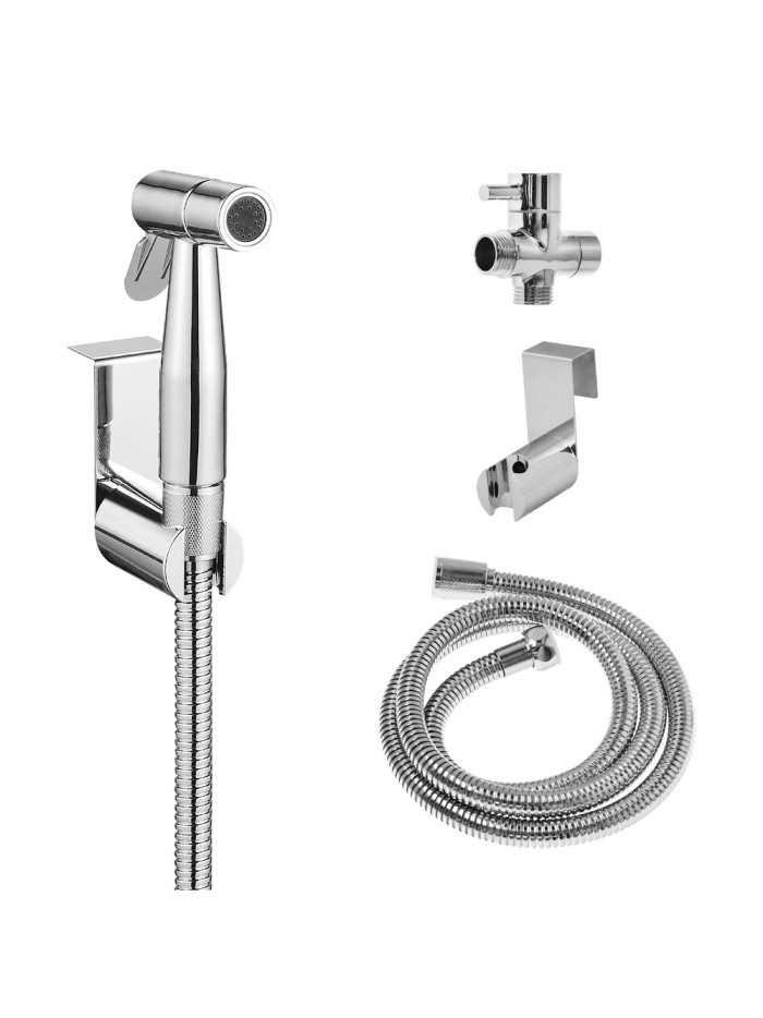 Ducha Bidet WC Con Válvula Cerámica H 1/2"  M 1/2" M 1/2"