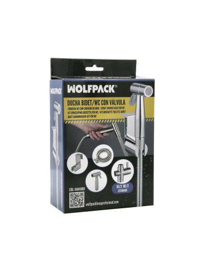 Ducha Bidet WC Con Válvula Cerámica H 1/2"  M 1/2" M 1/2"