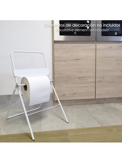 Soporte Suelo Rollo Papel Industrial