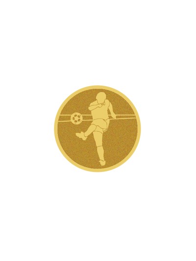 25/26 DISCO DORADO AUTOADHESIVA FUTBOL Ø 2,5 CM
