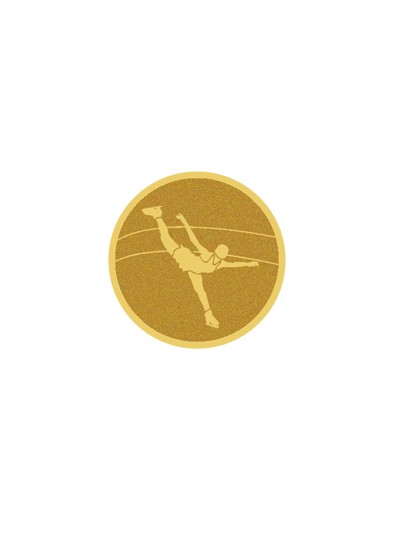 25/26 DISCO DORADO AUTOADHESIVA PATINAJE FEMENINO Ø 2,5 CM