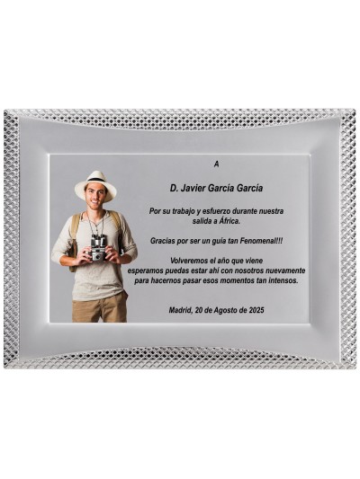 25/26 SOLO PLACA. 20 x 15 CM (E48)(MAD62, MAD13,MAD142,MAD83,MAD52, MAD93)