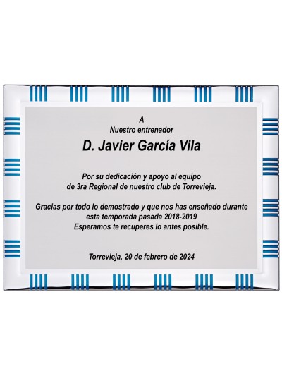 25/26 SOLO PLACA. 18 x 13 CM (E46)(MAD61, MAD12,MAD141,MAD82,MAD51)