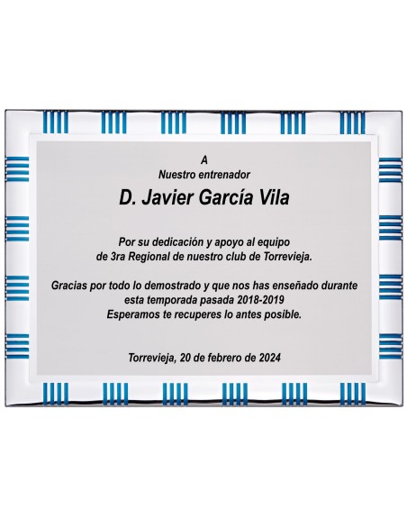 25/26 SOLO PLACA. 18 x 13 CM (E46)(MAD61, MAD12,MAD141,MAD82,MAD51)