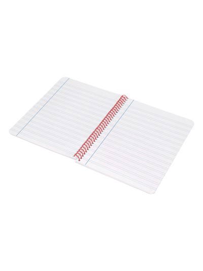 Cuaderno espiral liderpapel a4 wonder tapa plastico 80h 90gr pauta ancha 3,5mm con margen color azul marino